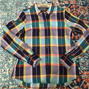 Like New! The Limited plaid button down